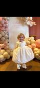 B1057 White Lace Christening Dress image