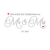 1st Christmas as Mr &amp; Mrs image