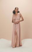 Pia B Deep nude evening gown image