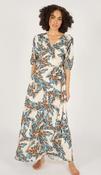 Traffic People Feathers Charlie Wrap Dress image