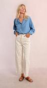 Molly Bracken Patterned Straight Jeans image