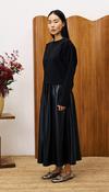 FRNCH Black Bourdin Skirt image