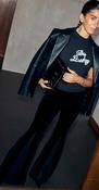 Never Fully Dressed Black Velvet Diva Trouser - Regular image