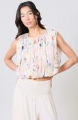 Traffic People Falls Floral Top image