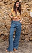 Molly Bracken Wide High Waisted Jean image