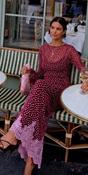 Never Fully Dressed Burgundy Deer Maeva Skirt image