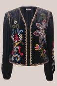 Traffic People Folklore Jacket in Black