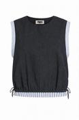 Frnch Grey Busan Top