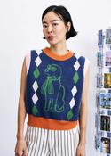 Frnch Navy Blue Torquay Sweater