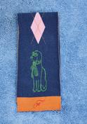 Frnch Shiba Scarf Navy Blue