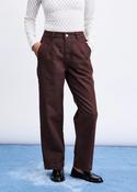 Frnch Brown Glazed Zao Jeans
