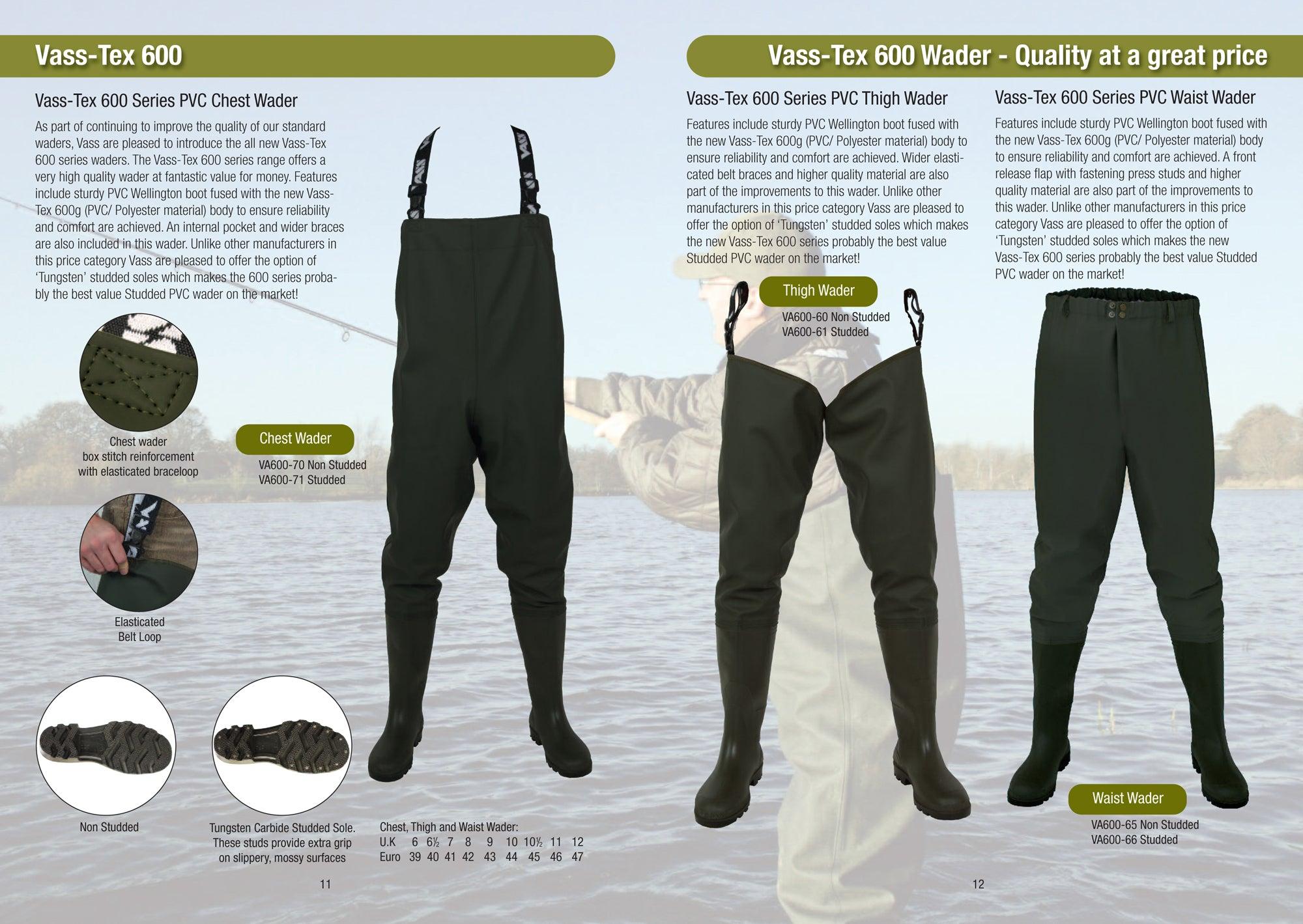 NEW Ron Thompson Ontario Fishing Chest Waders Size 10 UK 44 EU 