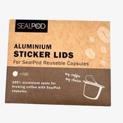 Seal pod aluminium sticker lids sale