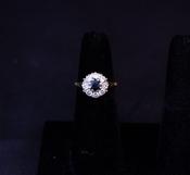 Sapphire Cluster Ring image