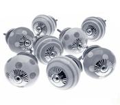 Drawer Knobs, Set Of 8, 4cm (zz468)