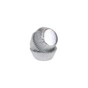 PME Mini Baking Cases, Pack Of 45, Metallic Silver