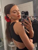 Oversized Red Scrunchie
