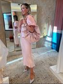 Blush Oversized Croissant Bag image