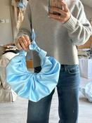 Blue Croissant Bag