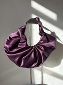 Aubergine Croissant Bag