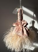 Blush Feather Cloud Bag