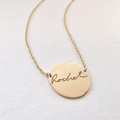 Handwritten name pendant image