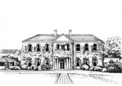Finnstown House Ink Venue Print - A3 / Include Frame / Add Gift Wrap image