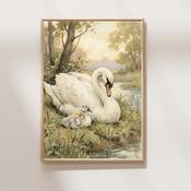 A Mother's Watch Art Print - A4 image