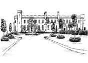 Bellingham Castle Ink Venue Print - A3 / No Frame / No Gift Wrap image