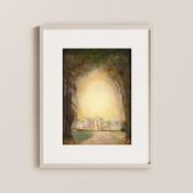 Castle Leslie Winter Painted Venue Print - A4 / Include Frame / No Gift Wrap