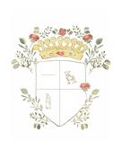 Classic Crest Nursery Print - A4 / Include Frame / Add Gift Wrap image