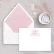 Classic Pink Crest Kids Notelets - 125 / 125