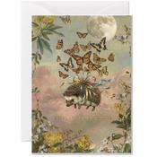 Butterfly Dreamer, Motivational Greeting Card image