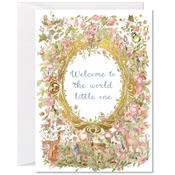 Welcome to the World, New Baby Greeting Card image