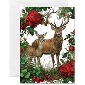 Vintage Forest Guardians, Everyday Greeting Card image