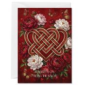 Congrats, Celtic Knot Wedding Card image