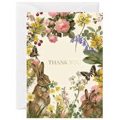 Thank You Garden Bunnies, Thank you Greeting Card image