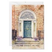 Home Sweet Home, Elegant Front Door Housewarming Card image