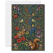 Celtic Woodland Garden, Blank Greeting Card image