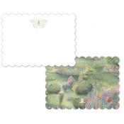 Butterfly Garden Scalloped Notelets