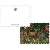 Forest Stag Scalloped Notelets