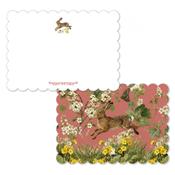 Spring Hare Scalloped Notelets