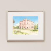 Boyne House Painted Venue Print - A4 / No Frame / Add Gift Wrap