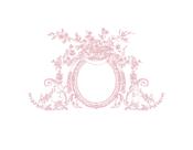 Classic Pink Crest Nursery Prints - A4 / No Frame / Add Gift Wrap