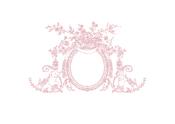 Classic Pink Crest Nursery Prints - A3 / Include Frame / Add Gift Wrap