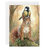 Hello Squirrel, Greeting Card image