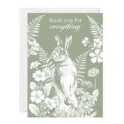 Thank You for Everything, Thank you Greeting Card image