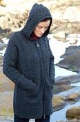Full Zip Cardigan with Hood