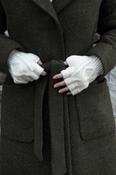 Hand Knit Fingerless Gloves image