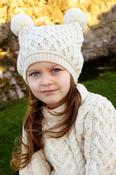 Children's Double Pom Pom Hat image